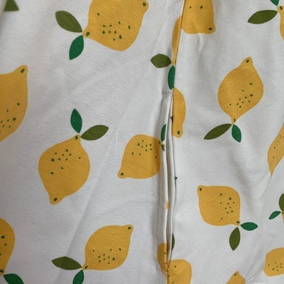 NWT Hanna Andersson Dress Lemonade In White 6-7 Years - Picture 4 of 7